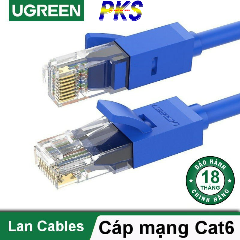 Dây mạng bấm sẵn 2 đầu Cat6 UTP Patch Cords dài 5M UGREEN NW102 11204
