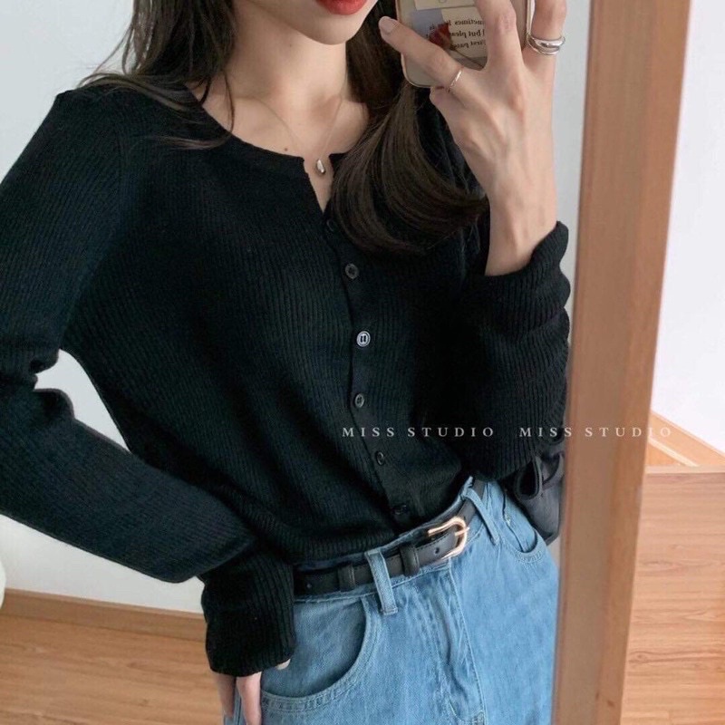 Áo len dệt mỏng nhiều màu Hàn Quốc | BigBuy360 - bigbuy360.vn