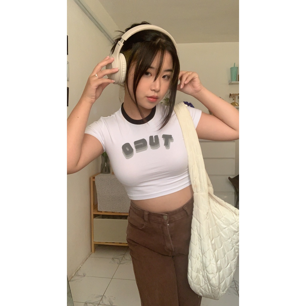 Áo croptop OUT LINE cotton body TUCO basic  nữ nhiều màu local brand freesize