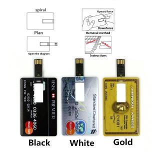 clkj Chất lượng cao chống nước USB 2TB Thẻ tín dụng ngân hàng Hình dạng thẻ nhớ