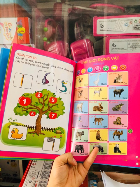 Sách điện tử song ngữ thông minh cho bé