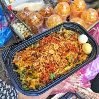 [150g Bánh tráng trộn] Sốt bò, ruốc sấy, đậu phộng và hành phi