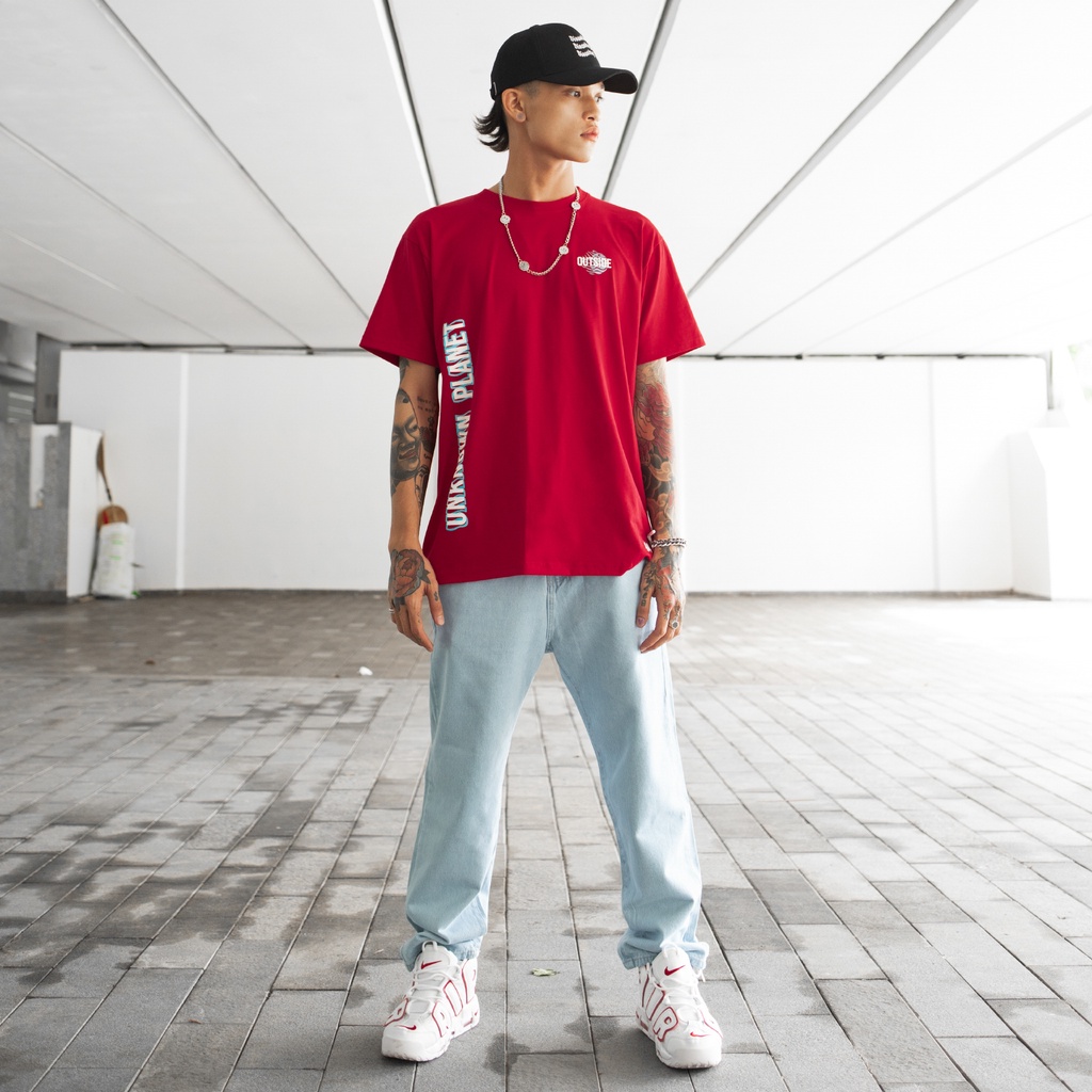 Quần Baggy Trơn Ống Suông Đứng - Chất Vải Jeans Cao Cấp Mềm Mịn - Unisex Nam Nữ Hot Trend Dễ Phối Đồ - Màu Xanh Nhạt 3