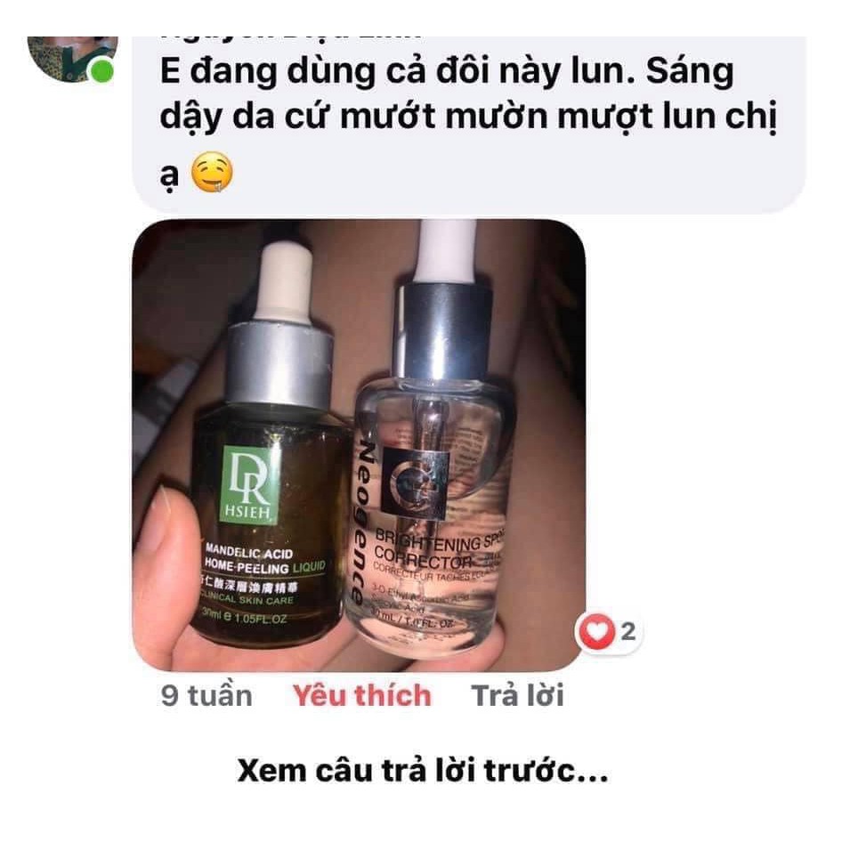 Tinh Chất Vitamin C Sáng Da Mờ Thâm Mụn Neogence Brightening Spot Corrector 30ml Đài Loan
