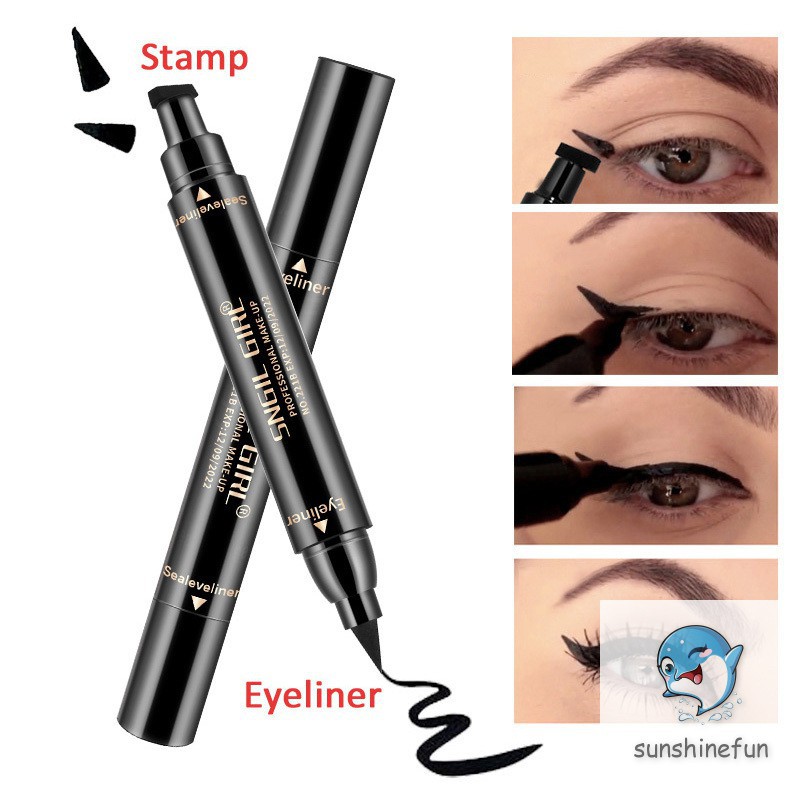 [ HÀNG HÓT ] Bút kẻ mắt 2 đầu QIC chính hãng siêu hot - không thấm nước không trôi T02 | BigBuy360 - bigbuy360.vn