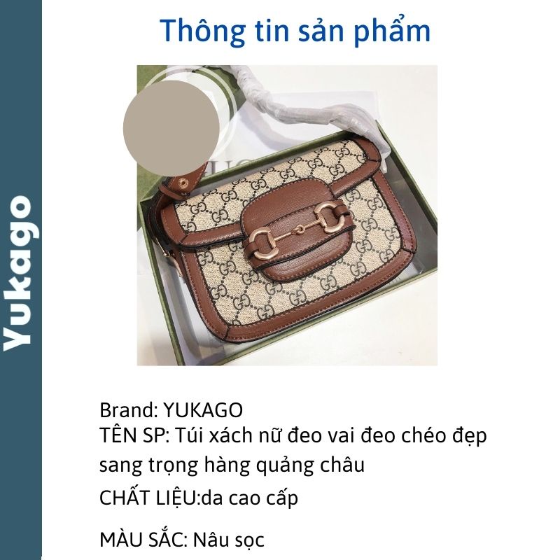 Túi xách nữ GU XÌ đeo vai đeo chéo đẹp sang trọng hàng quảng châu bản đẹp YUKAGO T1.31