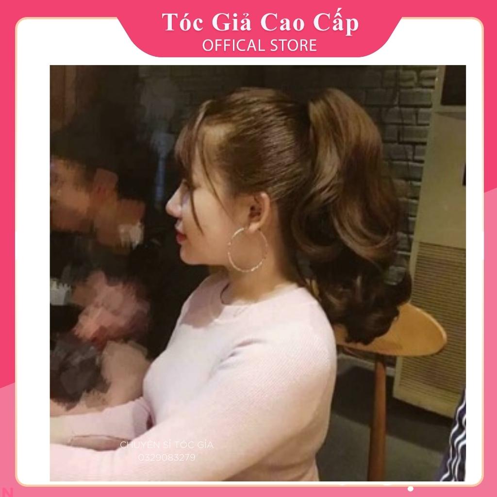 Tóc giả ❤️FREESHIP❤️ Tóc giả ngoặm xoăn ngắn n52