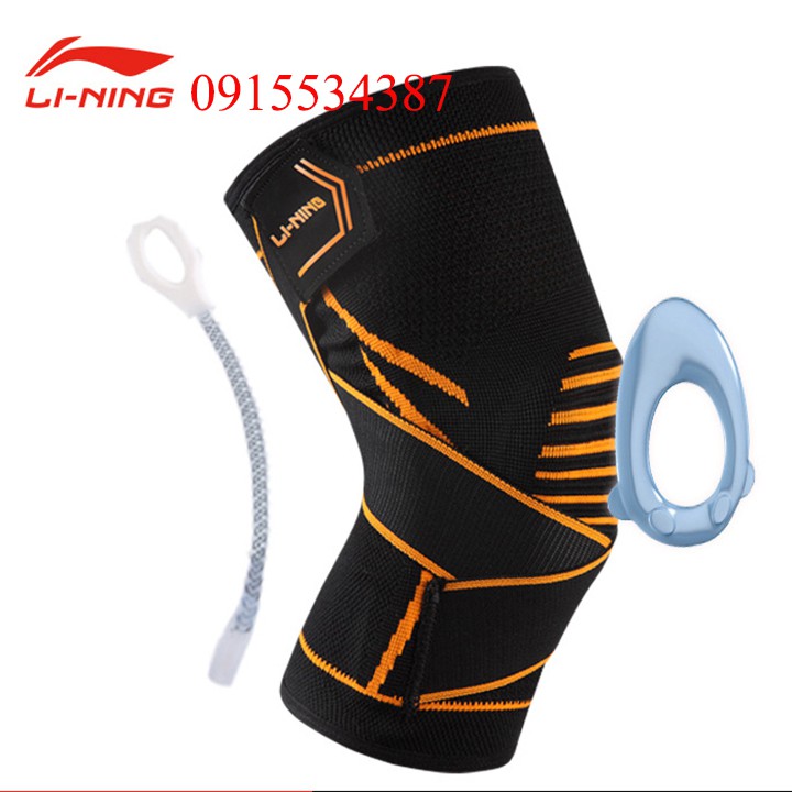 Băng bảo vệ khớp đầu gối Lining LQAK553-1, giúp bạn có những giây phút tập luyện thể thao thoải mái,