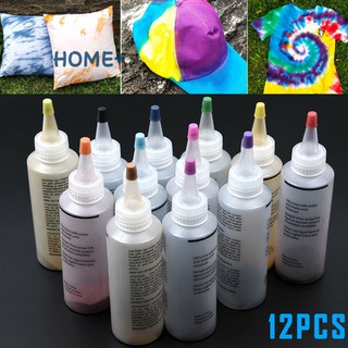 Bộ 12 màu nhuộm vải phong cách Graffiti DIY không độc hại