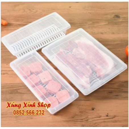 Hộp đựng thực phẩm có khay ráo nước