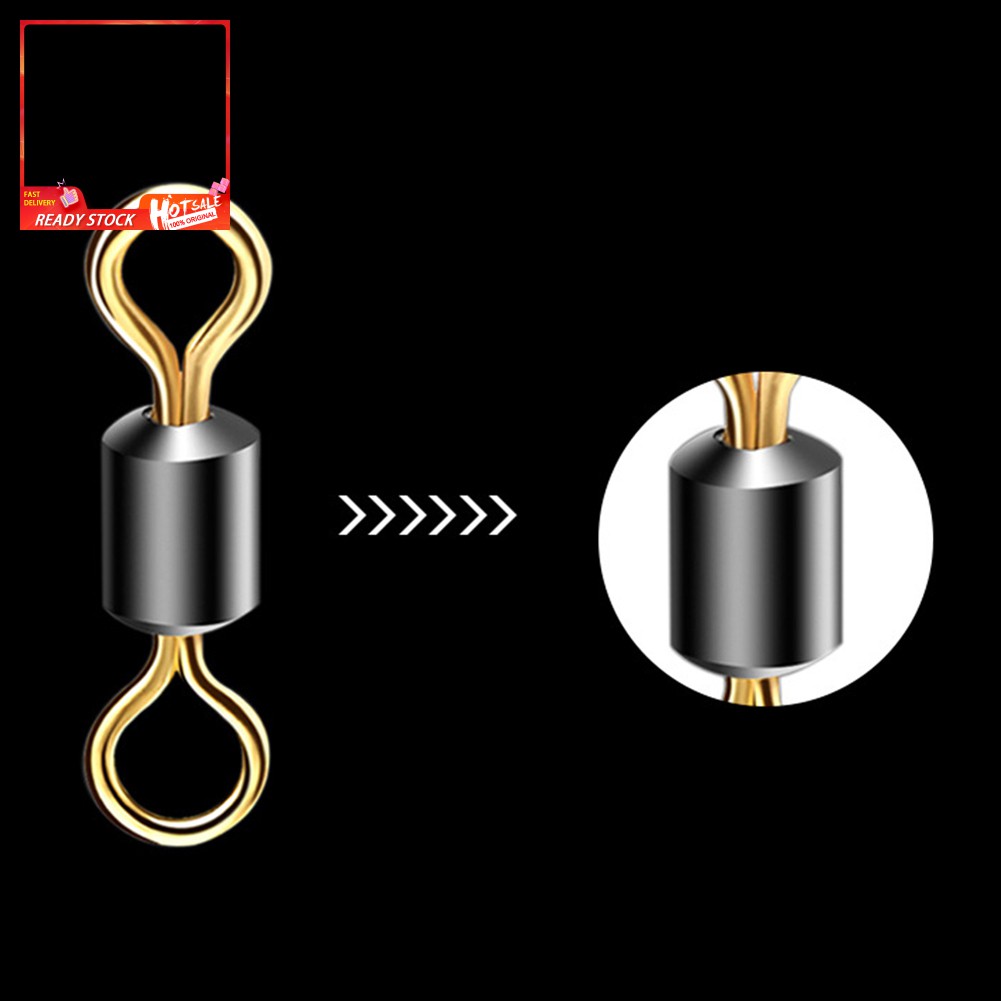 Set 50 Khuyên Nối Câu Cá Hình Số 8 Bằng Thép Không Gỉ