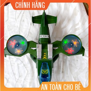Máy bay chiến đấu mỹ tránh ngại vật chạy pin có đèn chớp siêu đẹp