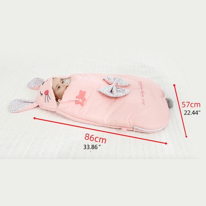 Túi Ngủ Dày Dặn Giữ Ấm Chân Gắn Xe Đẩy Em Bé