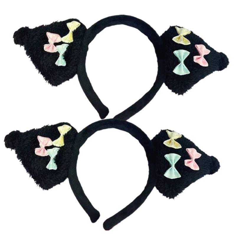 Băng Đô Cài Tóc Tai Voi Mini Phong Cách Preppy Đơn Giản Cho Nữ