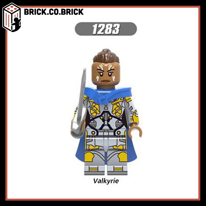 Mô Hình Nhân Vật Ngựa Chiến và Valkyrie Đồ Chơi Lắp Ráp Minifigure Và Non Lego Super Hero .X1295 X1283