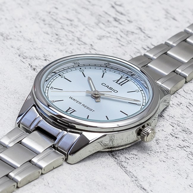 Đồng hồ nữ dây kim loại Casio chính hãng Anh Khuê LTP-V005D-2B3UDF (28mm)