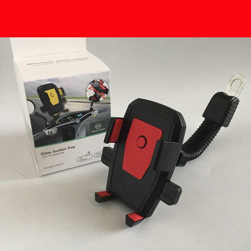 Kẹp Điện Thoại Xe Máy - Giá Đỡ Điện Thoại Gắn Gương Xe Máy