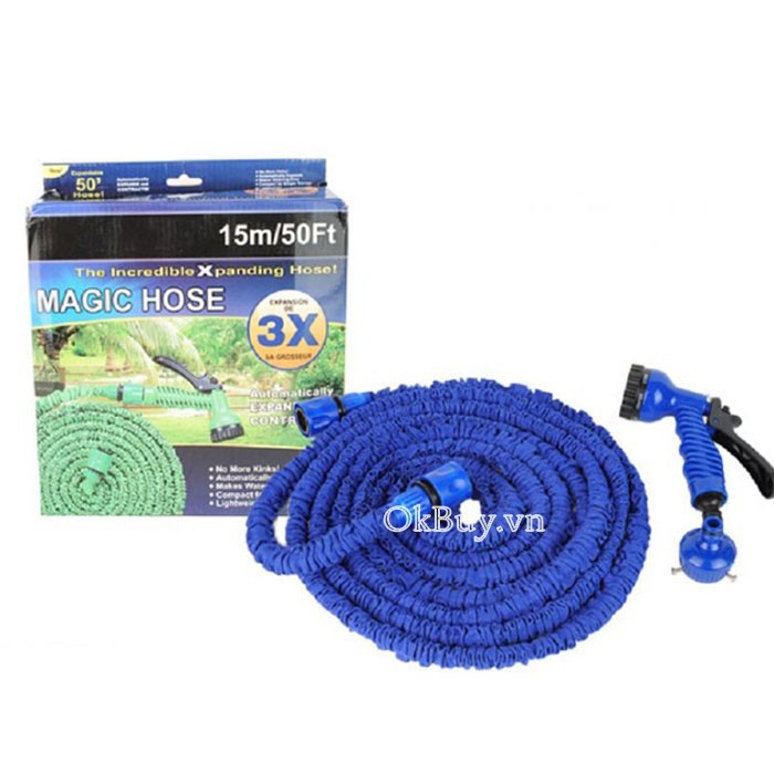 [FREESHIP] Vòi xịt nước giãn nở 15m Magic Hose.