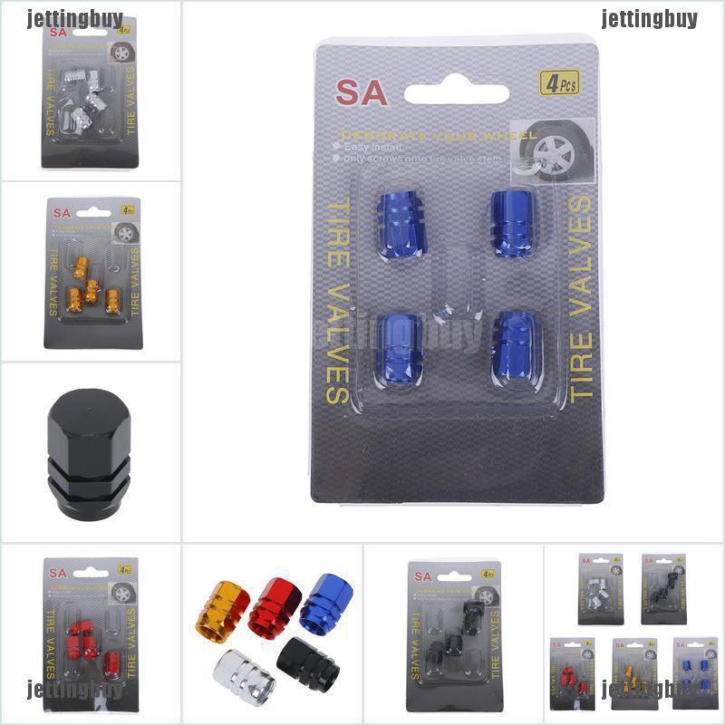 JETTING Set 4 nắp van lốp cho bánh xe cá tính
