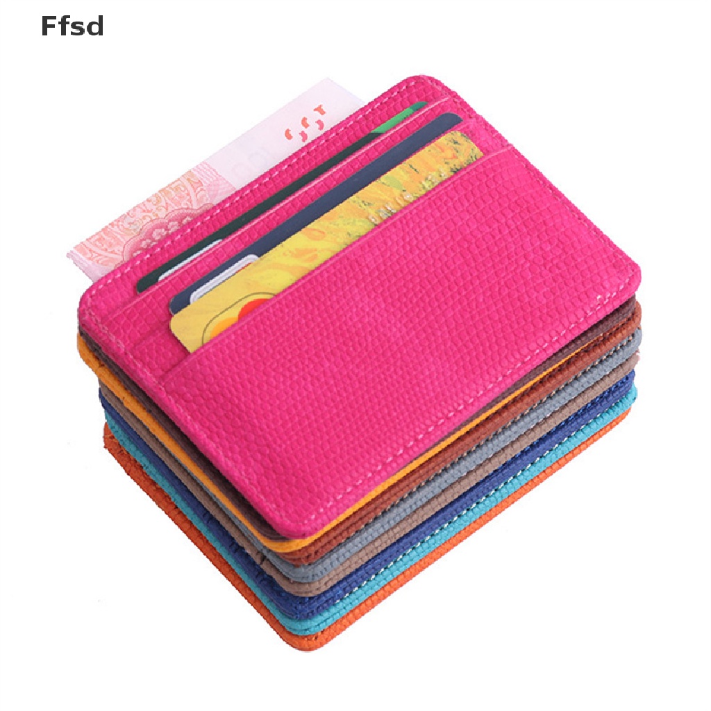 {Ffsd} Ví Da Nhiều Ngăn Đựng Thẻ Đa Năng Họa Tiết Thằn Lằn Thời Trang Doanh Nhân Cho Nam Và Nữ Bán Chạy