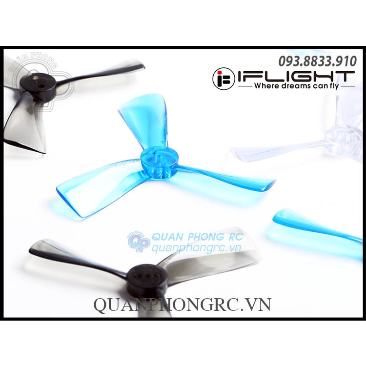 Cánh 3 Lá iFlight Nazgul Cine 2525 3 Blades FPV Cinewhoop Propellers (2 Cặp)