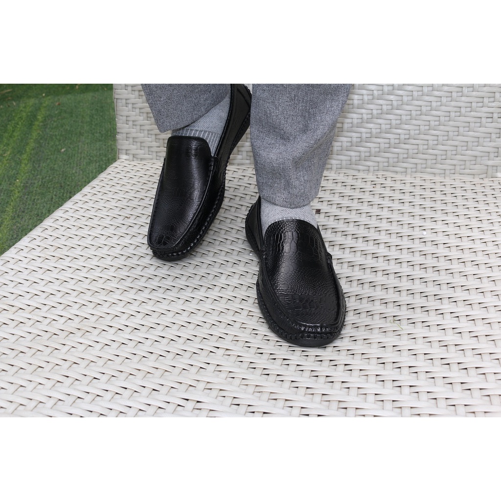 giày lười nam da bò TRƠN TILANO