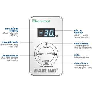Tủ đông Darling DMF-4079ASK - 400L