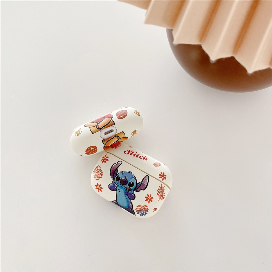 AirPods Pro Airpods 3 gen3 AirPods 2 Fashion Cartoon Winnie the Pooh & Mickey Mouse & Minnie Mouse & Stitch Protective Silicone Case