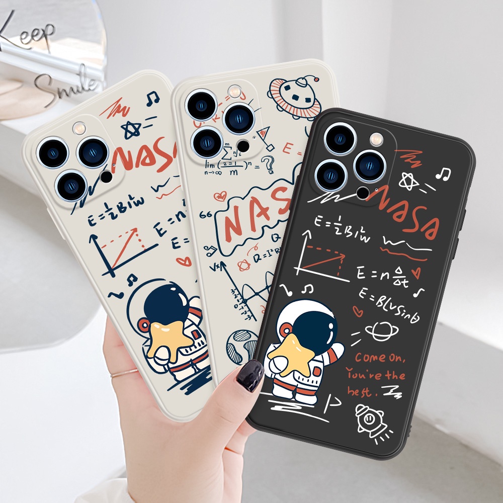 Ốp Điện Thoại Hình Phi Hành Gia Cho VIVO Y20 Y12S/19/11 Y12 Y20S Y12S Y5S Y17 Y15 Y3 Y20i VIVO U3 U10 V20Pro S7 S7T H049 HD