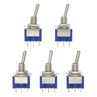 Set 10 Công Tắc Gạt Mini Mts-102 3-pin Spdt On-On 6a 125vac Tiện Dụng