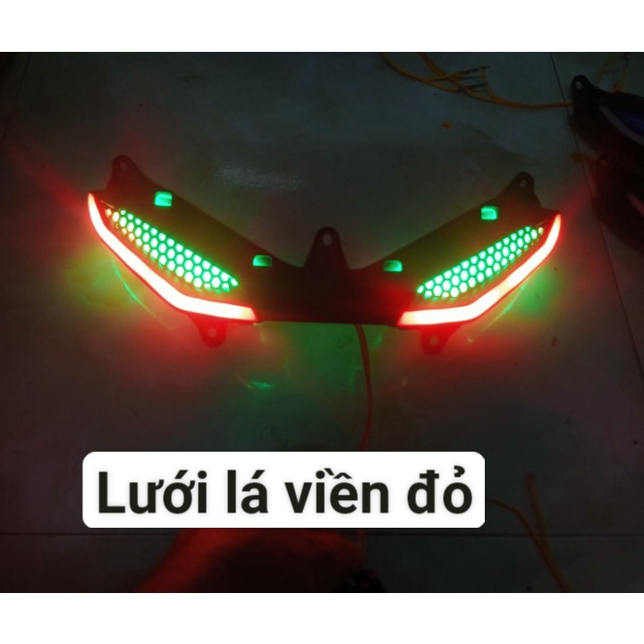 Đemi audi  1 màu mắt cáo.lưới tổ ong gắn exciter 150