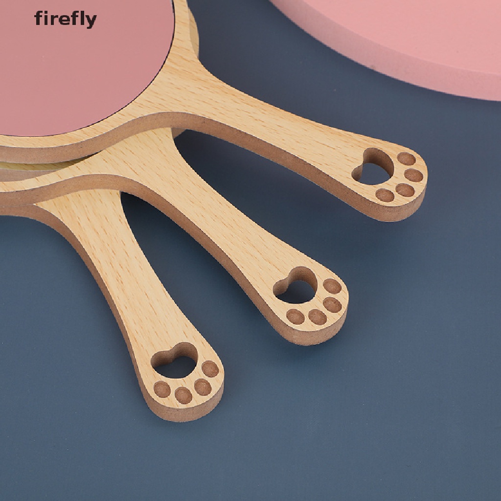 (Hàng Mới Về) Gương Trang Điểm Cầm Tay Làm Bằng Tay Sáng Tạo