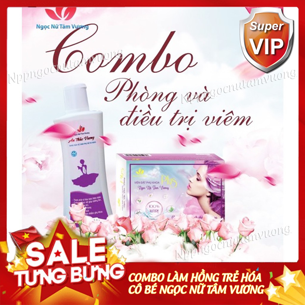 Combo l.à.m h.ồ.n.g trẻ hóa cô bé NGỌC NỮ TÂM VƯƠNG cao cấp