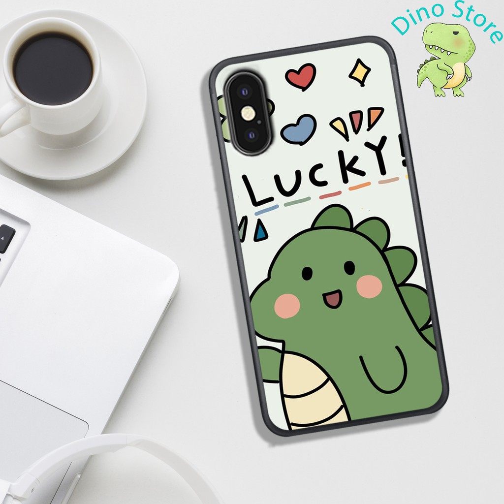 ỐP LƯNG IP X/XSMAX/XR ,  IN HÌNH KHỦNG LONG NGỘ NGHĨNH VÀ CUTE
