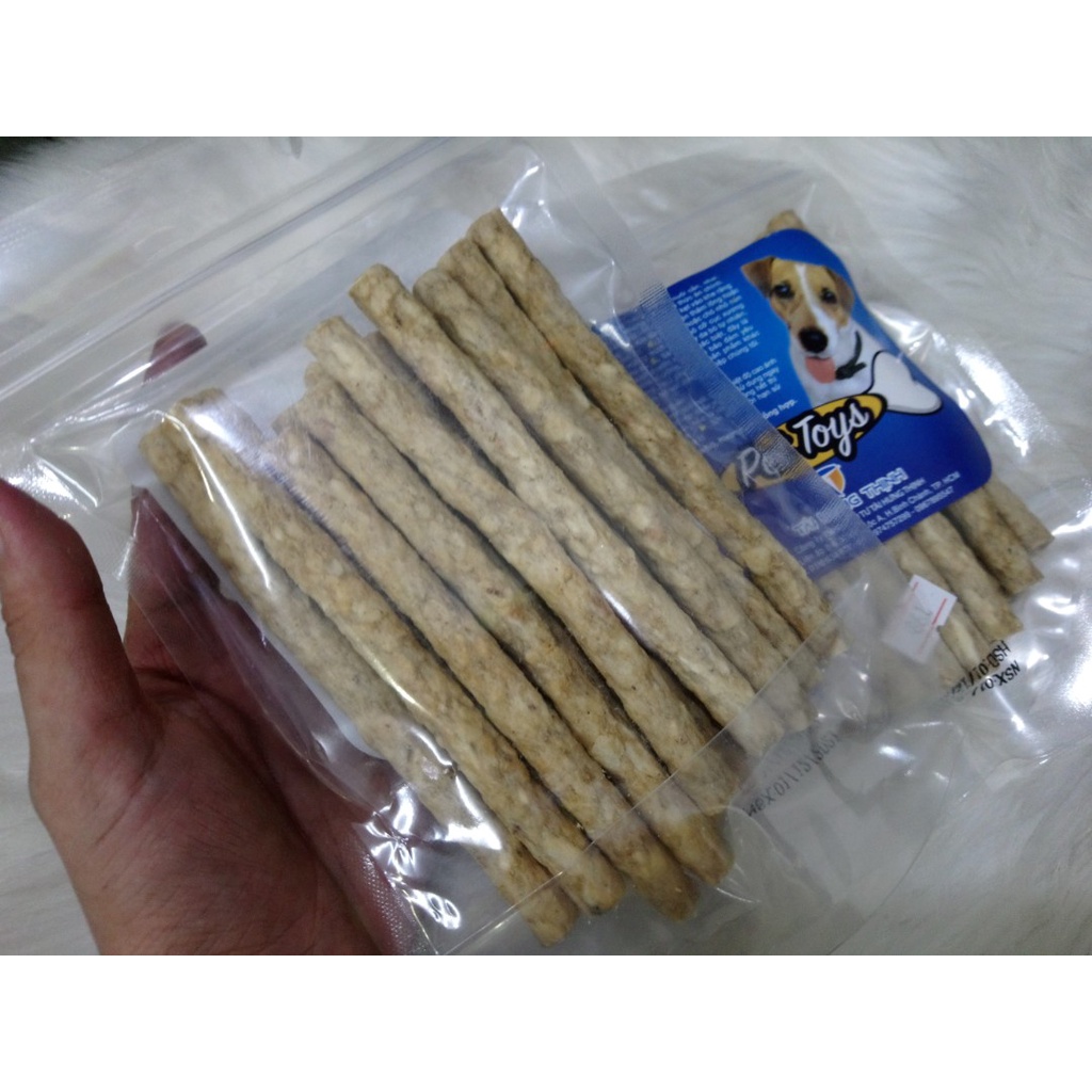 Xương gặm sạch răng da bò 861