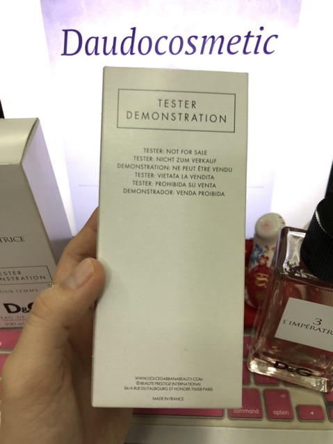 Nước hoa Dolce & Gabbana D&G Anthology L’Imperatrice 3 EDT 100ml - 100ml Tester