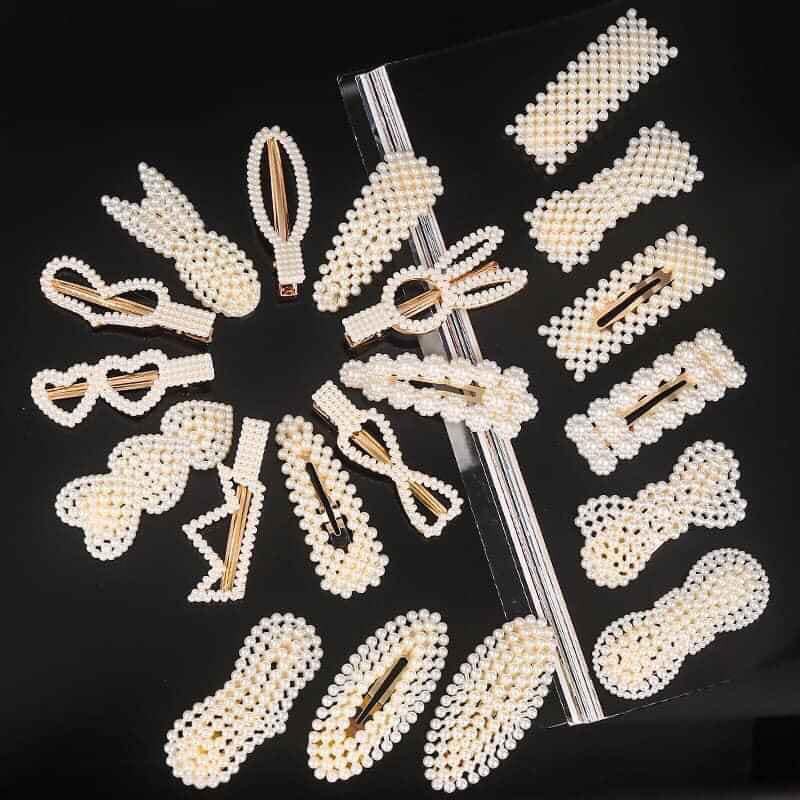 Kẹp Tóc Ngọc Trai mẫu mới Hàn Quốc Xinh Xỉu - Ngọc trai nhân tạo siêu đẹp (Giao ngẫu nhiên)