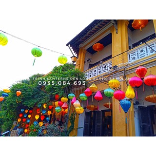 [Giá Tận Xưởng] Đèn lồng hội an_VẢI PHI TRƠN CỰC BỀN _ 45CM/ 30CM/ 20CM_Tròn, Tỏi.