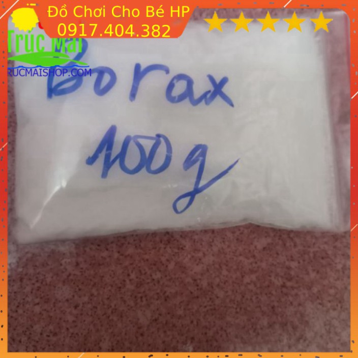 [SIÊU SALE] Bột borax/hàn the 100g ( nguyên liệu làm slime)( bán sỉ) ✅  Đồ Chơi Trẻ Em HP