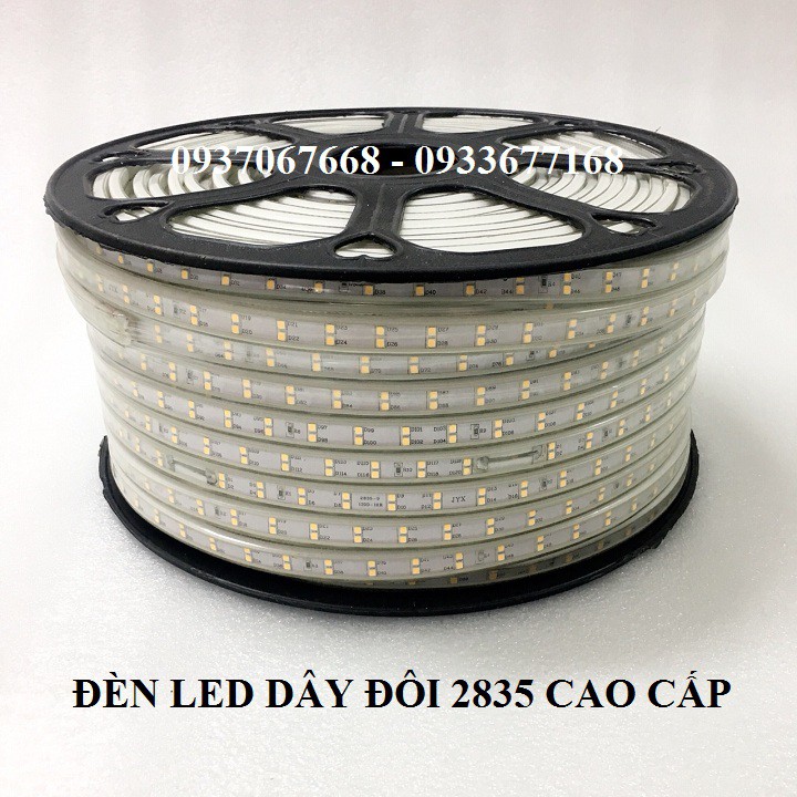 COMBO 10M ĐÈN LED DÂY ĐÔI 2835 HAI HÀNG LED CỰC SÁNG