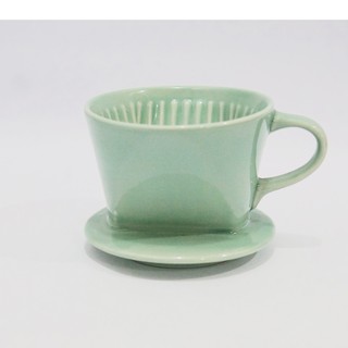 PHỄU LỌC PHA CÀ PHÊ BLAGU DRIPPER 102 BẰNG GỐM SỨ MÀU XANH NGỌC (2-4 LY)