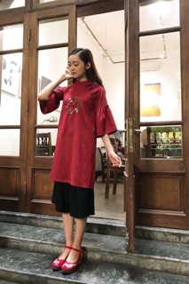 Set áo cổ tàu