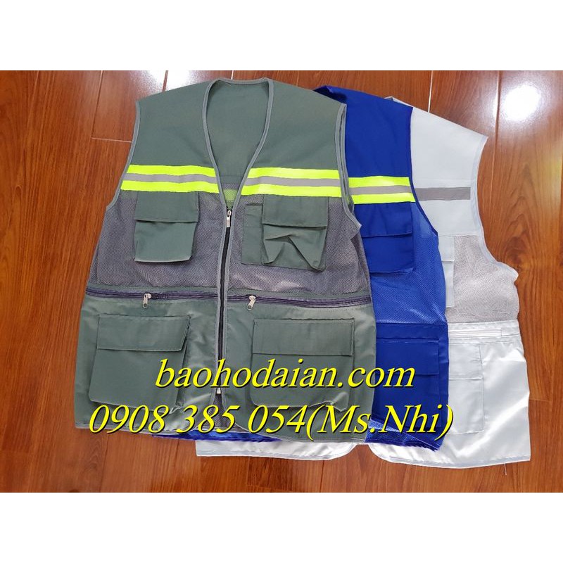 Áo Ghi Lê Kỹ Sư - Loại 3 Dây Kéo- Đủ Màu- Kèm ảnh thật