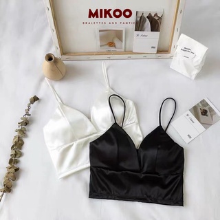 Áo lót nữ Bralette lụa phi bóng AL01