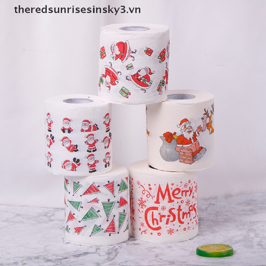 Cuộn Giấy Vệ Sinh Trang Trí Giáng Sinh Đẹp Mắt