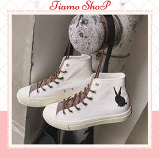 Giày thể thao convers thêu hình thỏ đẹp cho bạn nữ, ts
