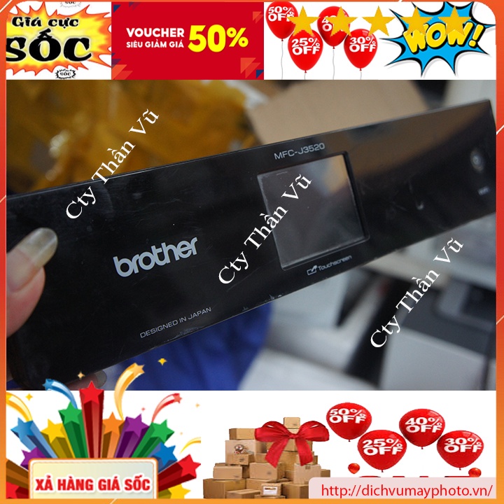 Cụm màn hình phím bấm cảm ứng máy in màu Brother J3520 3720 hàng chuẩn bóc máy zin Kholinhkienmayin