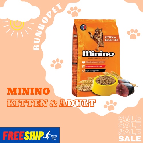 Minino - Thức Ăn Cho Mèo Mọi Lứa Tuổi Vị Cá Ngừ 480g