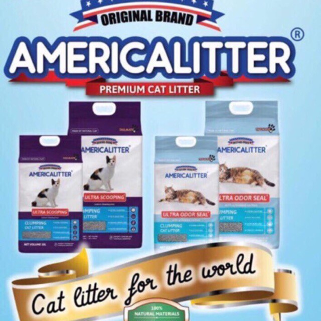Cát vệ sinh america litter siêu vón 10l