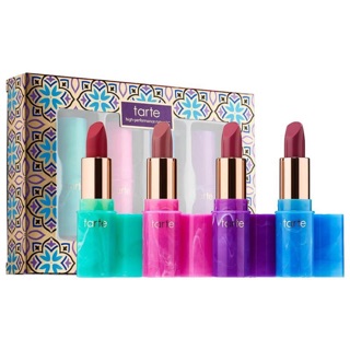 TARTE 🐳Tách Set 4 Son Tarte Mermaid Kisses Lipstick Set Limited Edition